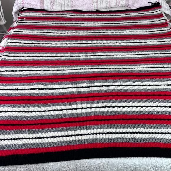 handmade throw blanket Colorful/texture - Picture 5 of 8